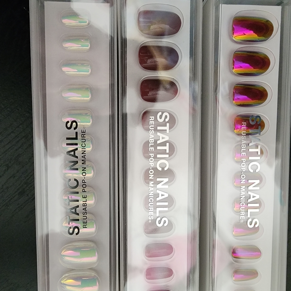 Set of 3 boxes Static Nails